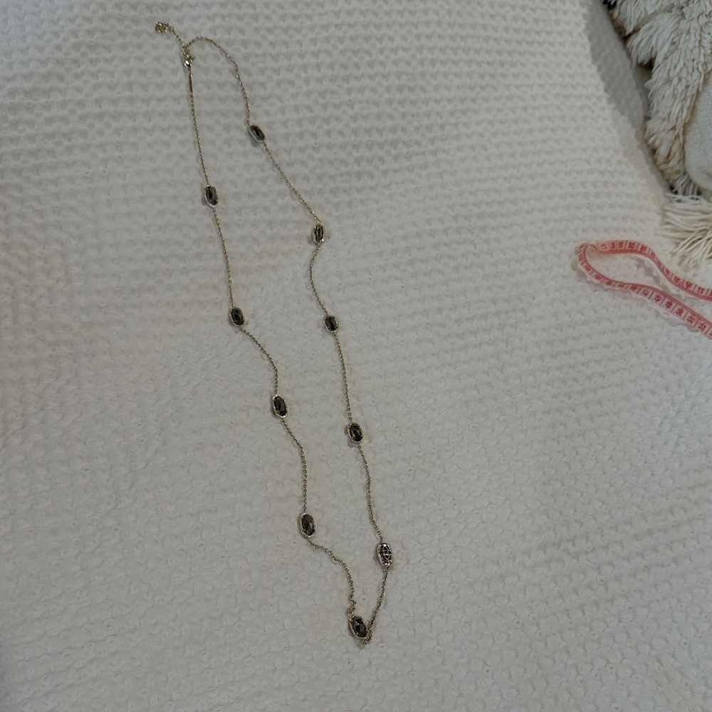 Kendra Scott Gold and Black Necklace